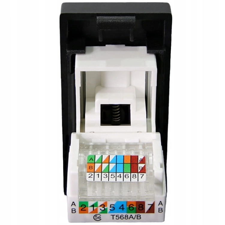 Moduł Gniazdo Komputerowe Intrnetowe RJ45 kat 5e
