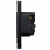 Gniazdo Szklane Kontakt + 2 x USB A+C 2.4A Czarne