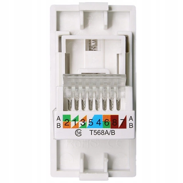Moduł Gniazdo Komputerowe Intrnetowe RJ45 kat 5e