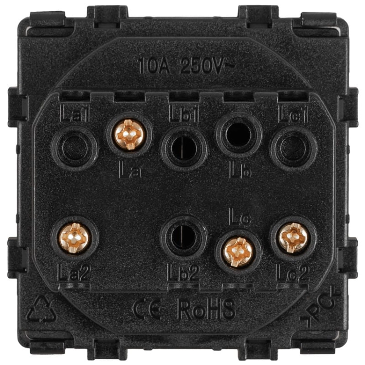 Moduł Włącznik Podwójny Biały do Ramek MIUUN