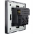 Gniazdo Szklane Kontakt + 2 x USB A+C 2.4A Czarne