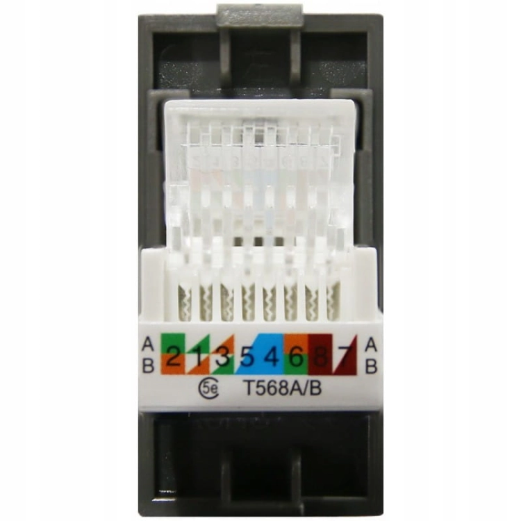 Moduł Gniazdo Komputerowe RJ45 kat 5e do Ramek