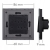 Moduł Gniazdko Pojedyncze Schuko z Uziemieniem bez Bolca Złote do Ramek