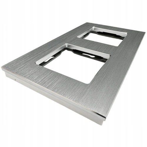 Ramka Aluminiowa Podwójna Srebrna
