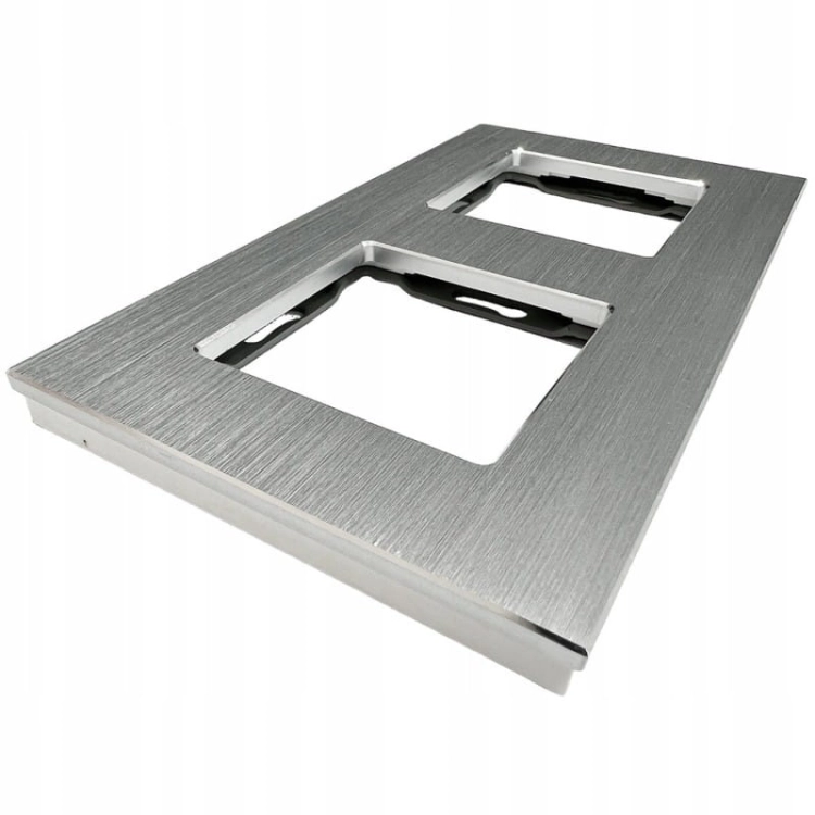 Ramka Aluminiowa Podwójna Srebrna