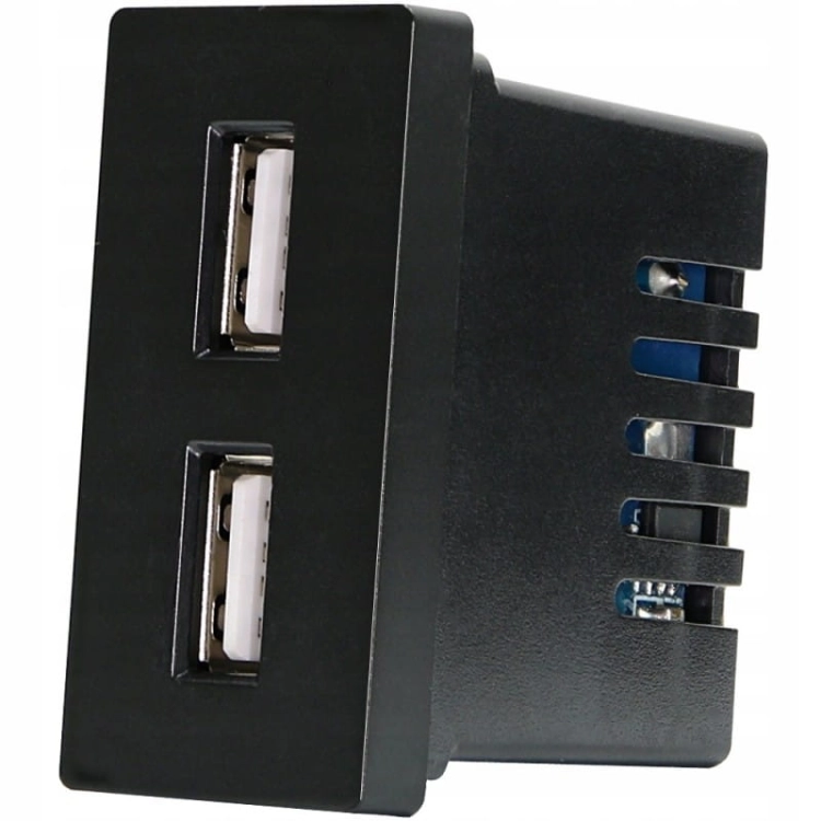 Moduł Podwójne Gniazdo Ładowarka USB 2.4A do Ramek