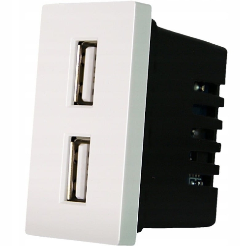 Moduł Gniazdo Podwójne Ładowarka USB 2.4A do Ramek