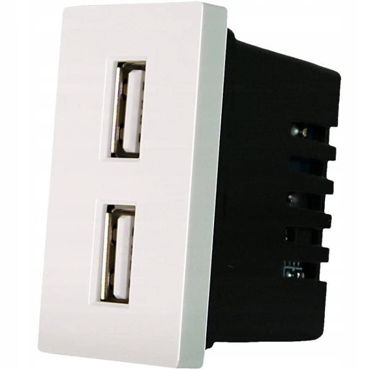 Moduł Gniazdo Podwójne Ładowarka USB 2.4A do Ramek
