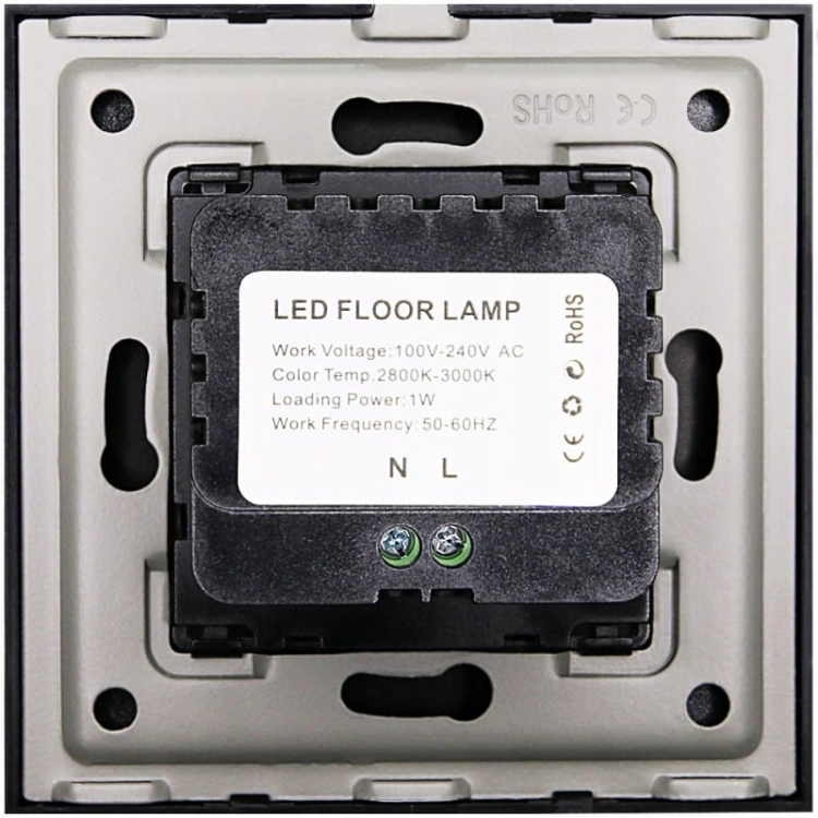 Lampka LED Schodowa Ciepła 1W Szklana